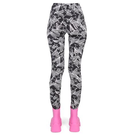 msgm leggings with print