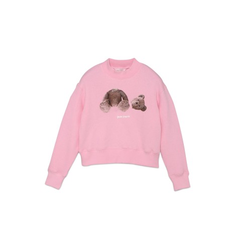 palm angels palm angels bear crewneck