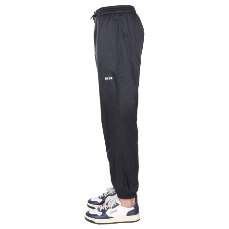 msgm nylon jogging pants