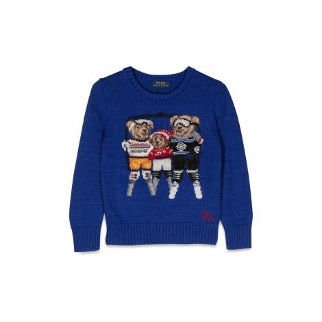 polo ralph lauren bearfamily choker pullover