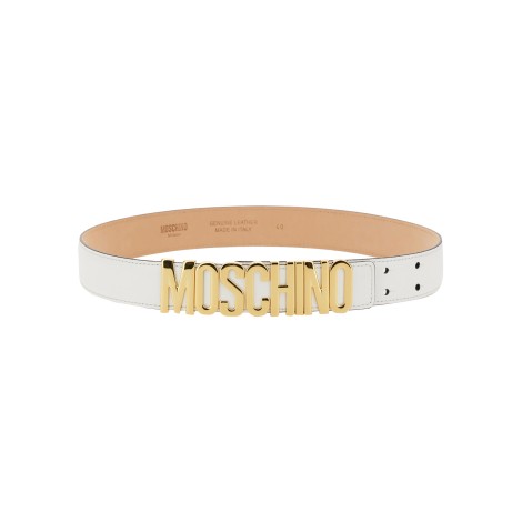 moschino belt with logo