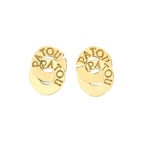 patou double coin earrings