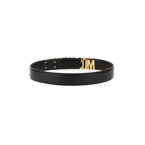 moschino belt with logo