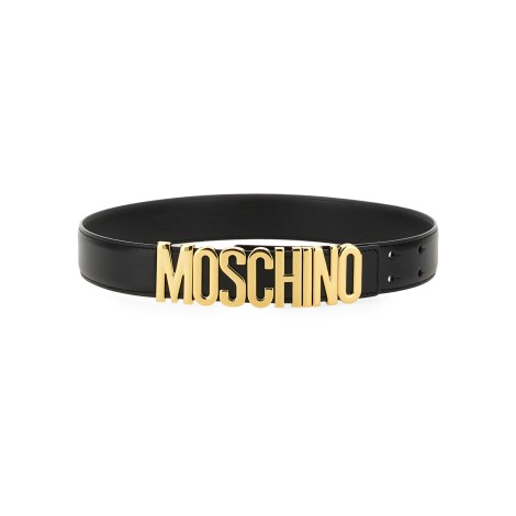 moschino belt with logo