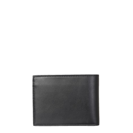 moschino bifold wallet with logo