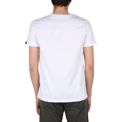 alpha industries logo print t-shirt