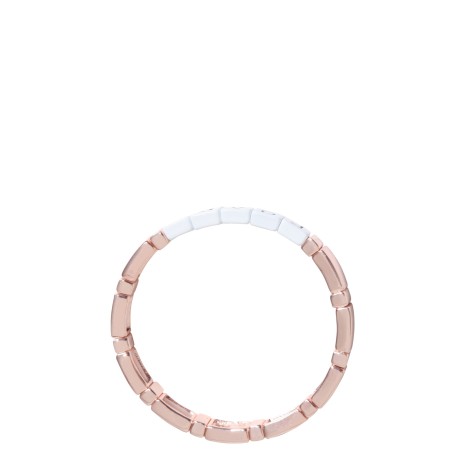 label k elastic bracelet with block