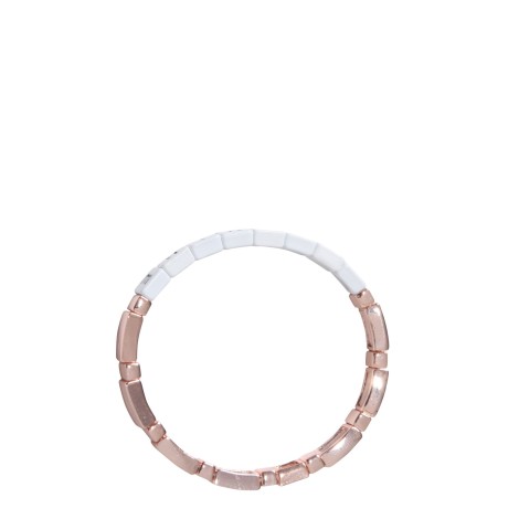 label k elastic bracelet with block