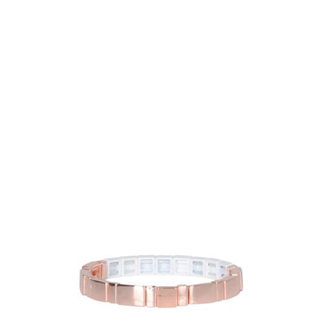 label k elastic bracelet with block