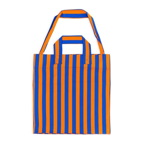 sunnei shopper bag with striped pattern