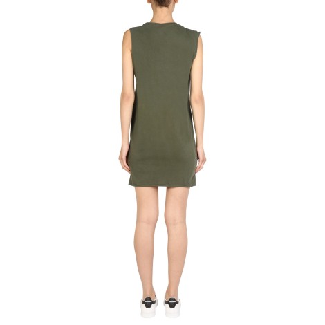 dsquared mini round neckline dress 