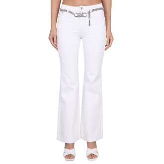 michael by michael kors pants with logo belt