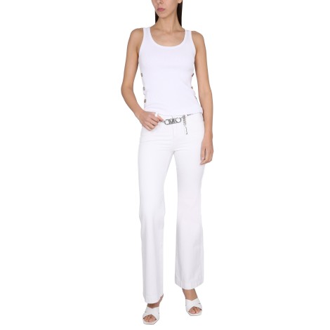 michael by michael kors pants with logo belt