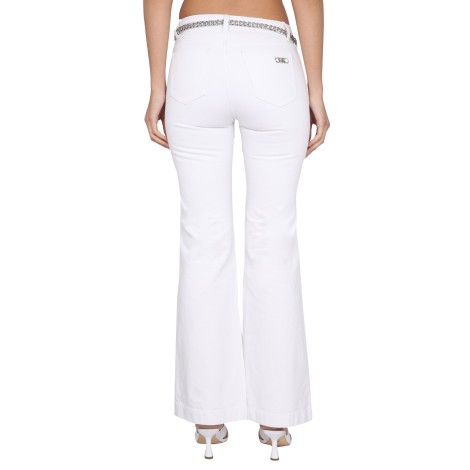 michael by michael kors pants with logo belt