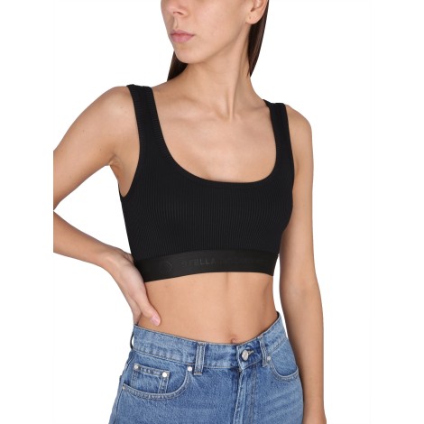 stella mccartney crop top with ribbon s wave