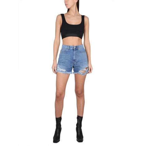 stella mccartney crop top with ribbon s wave