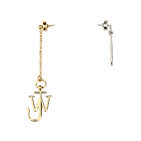 jw anderson asymmetric anchor earrings