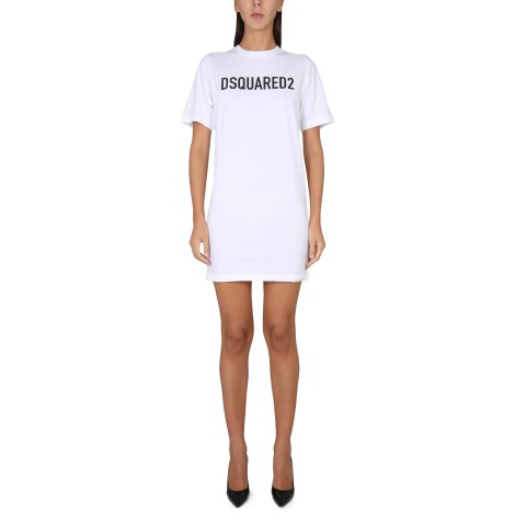 dsquared dress with logo