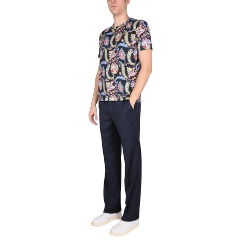 etro floral paisley t-shirt