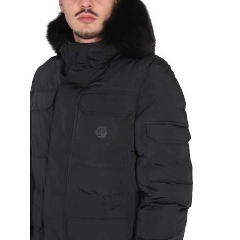 philipp plein down jacket with logo