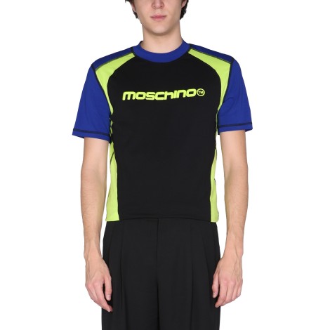 moschino t-shirt with rubber logo