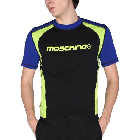 moschino t-shirt with rubber logo