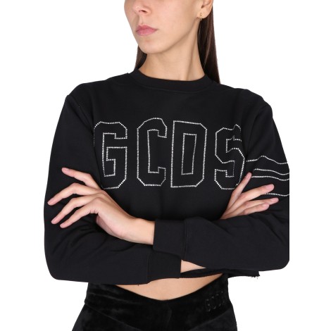 gcds sweatshirt with logo band