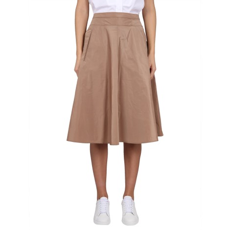 aspesi taffeta skirt