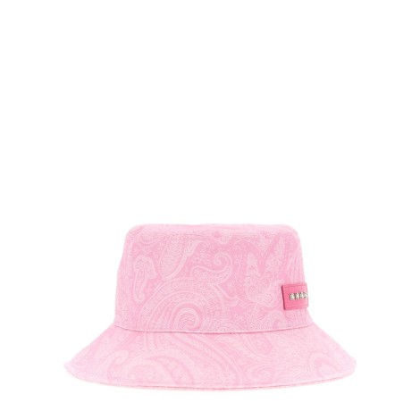 etro bucket hat liquid paisley