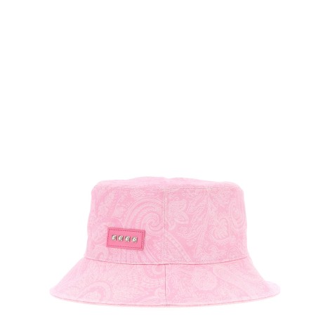 etro bucket hat liquid paisley