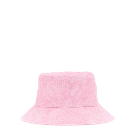 etro bucket hat liquid paisley