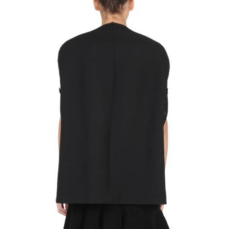 jil sander vegine wool cape