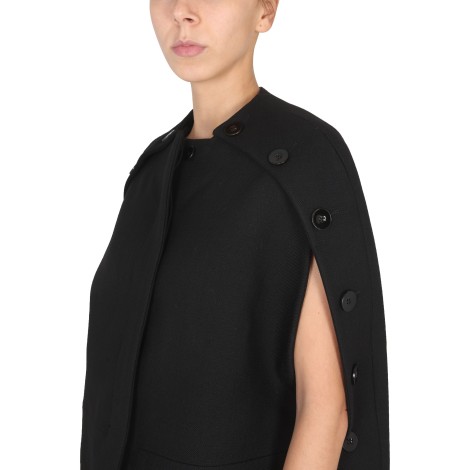 jil sander vegine wool cape