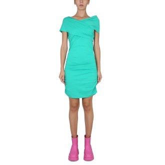 msgm draped dress