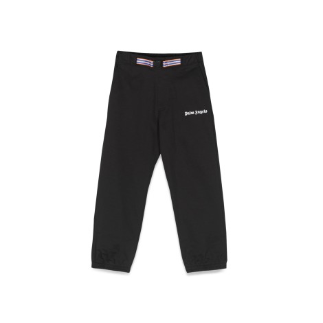 palm angels logo belt insert pants