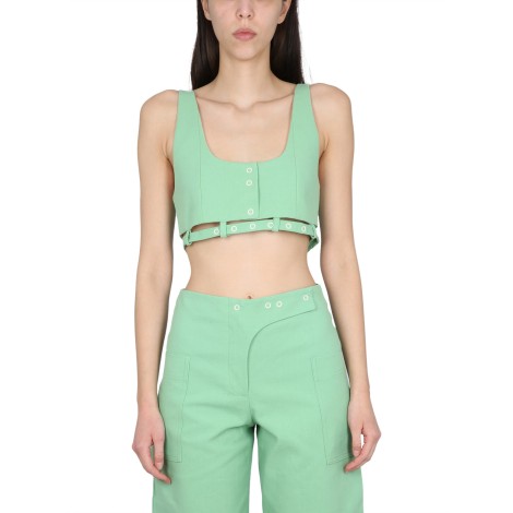 ganni crop top