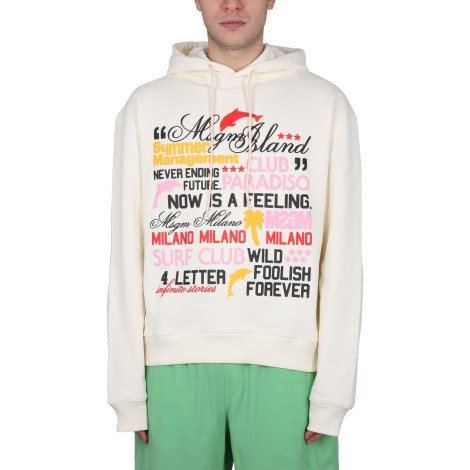 msgm sweatshirt with logo