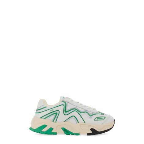 msgm vortex sneaker with vibram sole