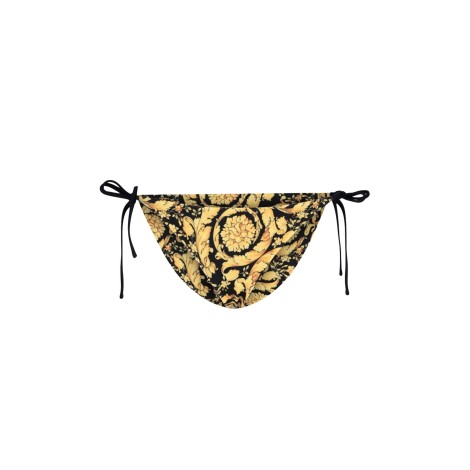 versace baroque print bikini bottom