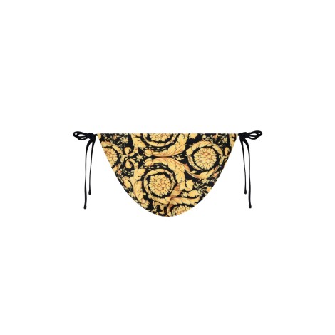 versace baroque print bikini bottom