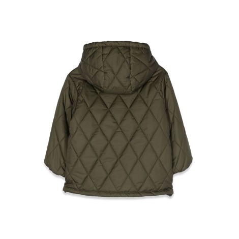 aspesi quilted down jacket with hood