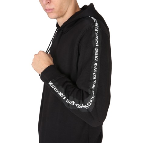 versace jeans couture sweatshirt with logo