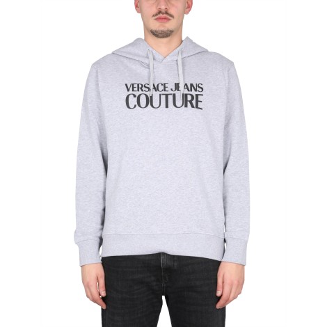 versace jeans couture sweatshirt with logo