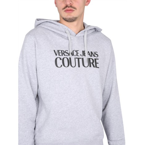 versace jeans couture sweatshirt with logo