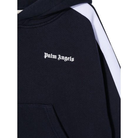 palm angels logo track hoodie