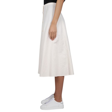 aspesi skirt with buttons