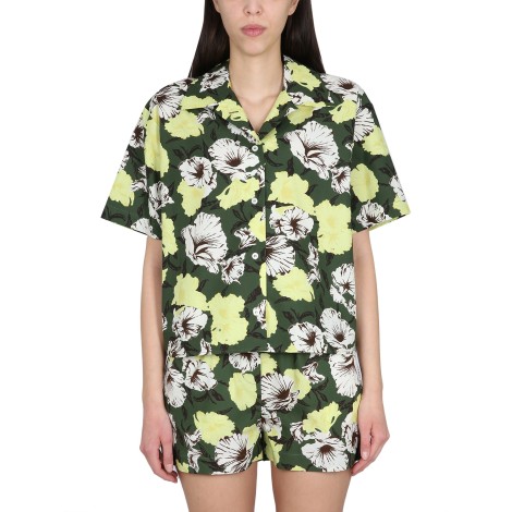 msgm floral print shirt