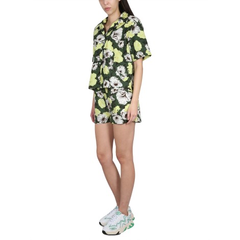 msgm floral print shirt