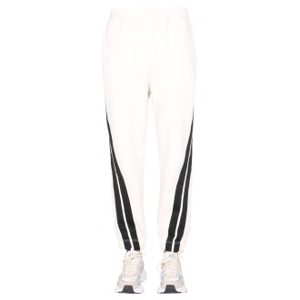 msgm trousers with contrasting bands