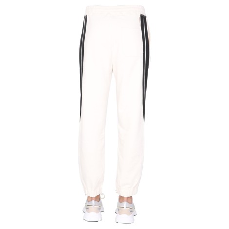 msgm trousers with contrasting bands